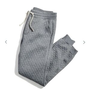 Marine Layer Quilted Joggers in Gray